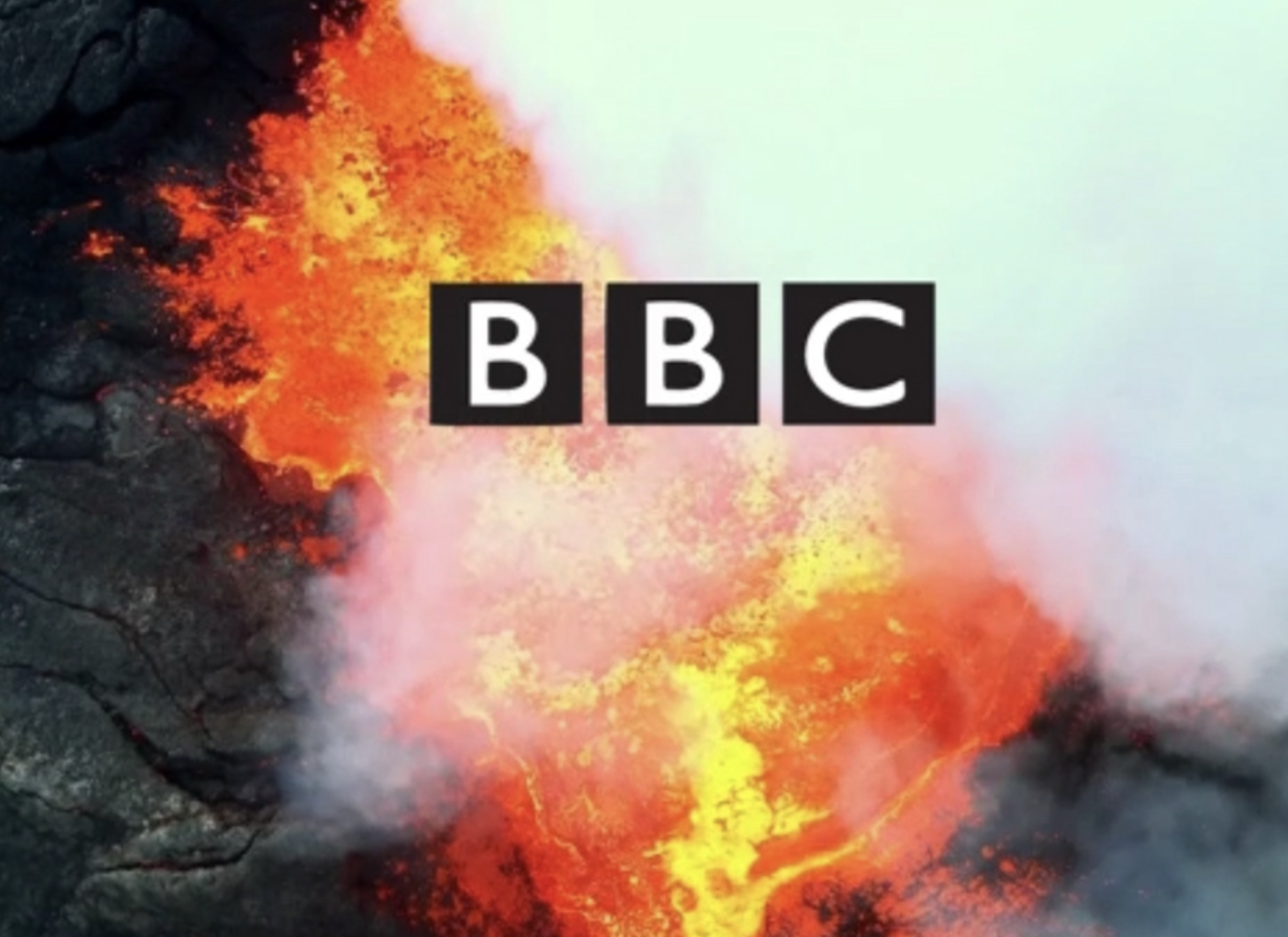 Still frame from a motion graphics logo reveal animation